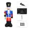 Glitzhome® 8ft. Inflatable Nutcracker With Lights